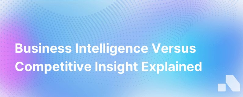 Business Vs Competitive Intelligence