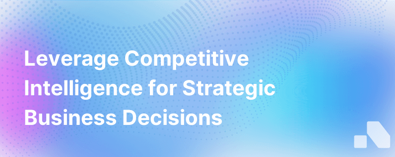 Competitive Intelligence Adoption