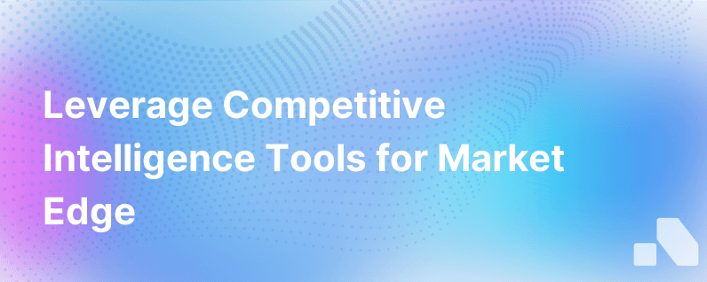 Competitive Intelligence Tools Services