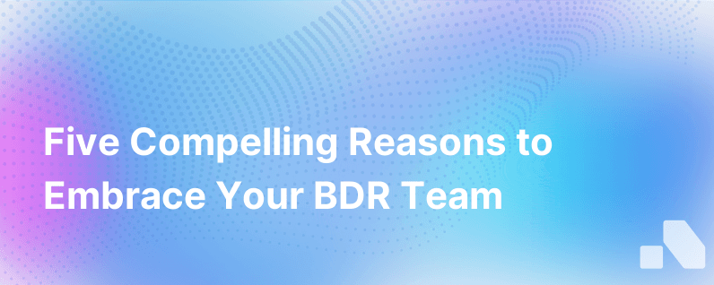 Five Reasons To Hug A Bdr