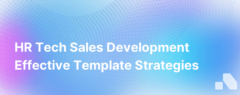 Hr Tech Sales Development Templates