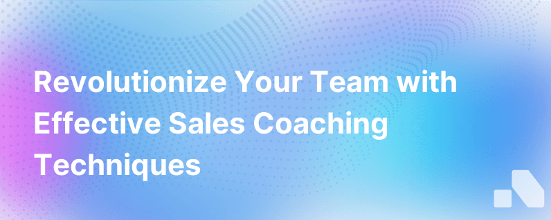 Sales Coaching