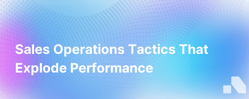 Sales Operations And Grenades