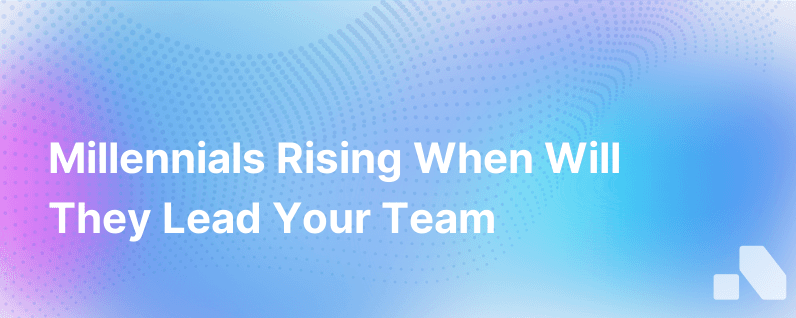 When Will Millennials Take Your Job